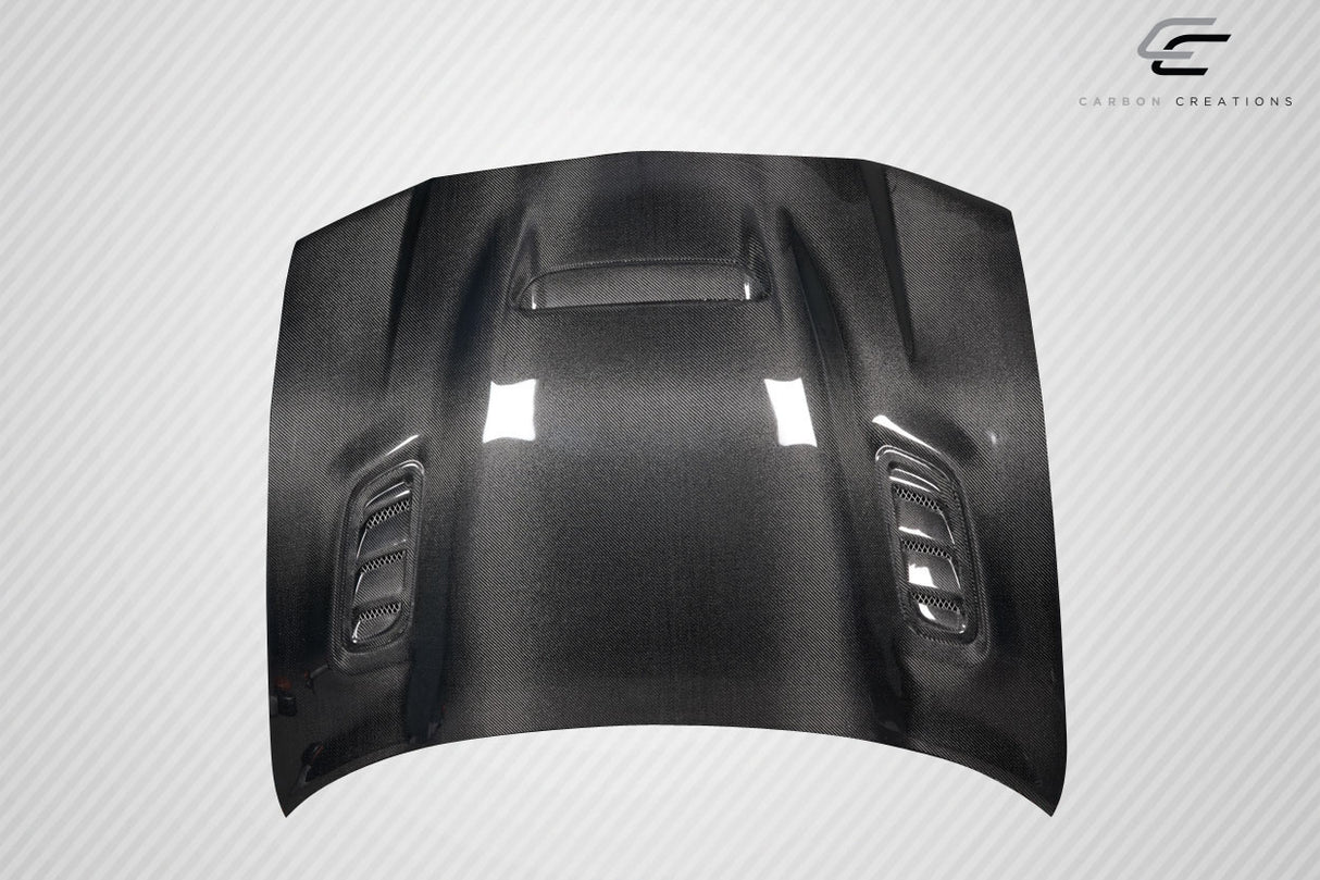 2011-2014 Dodge Charger Hellcat Redeye Look Hood - Carbon Fiber