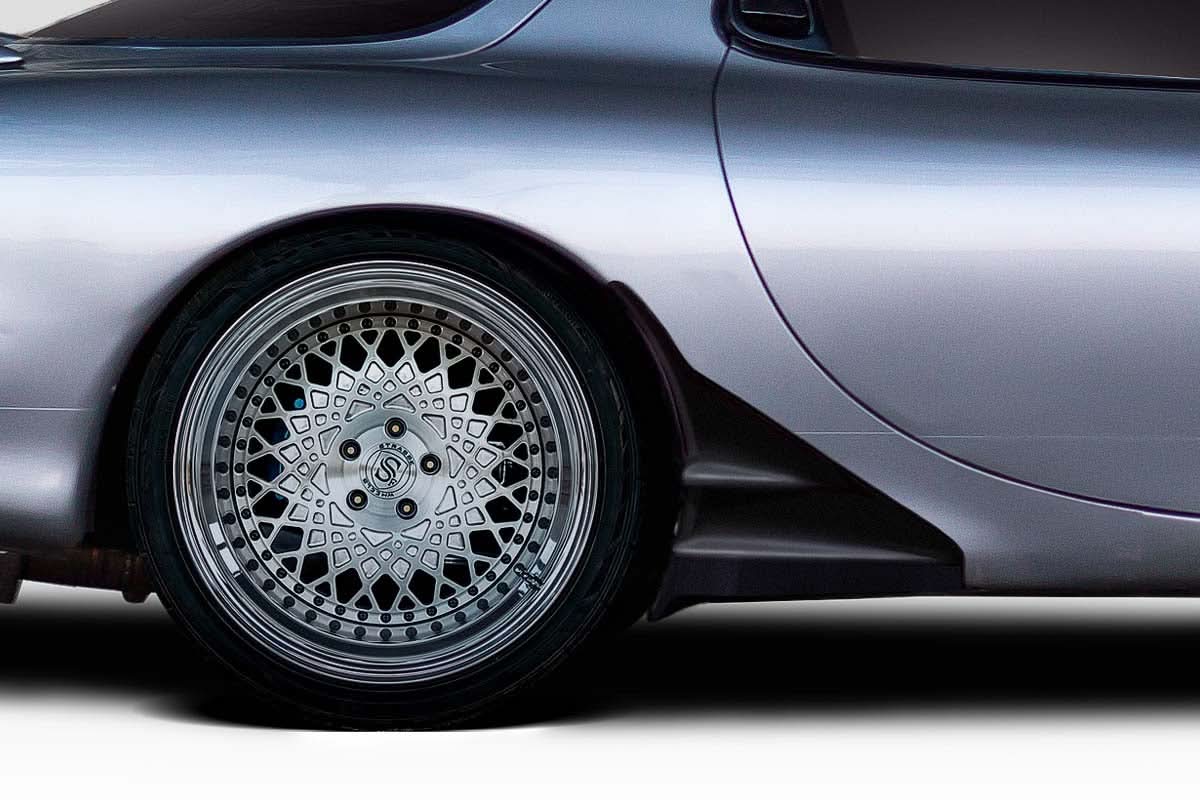 1993-1997 Mazda RX-7 Lucid Style Rear Spats - 2 Piece - FRP