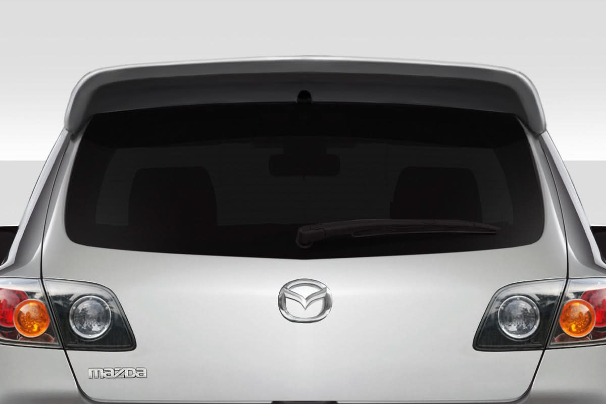 2004-2009 Mazda 3 SBR Style Ducktail Rear Wing Spoiler - FRP