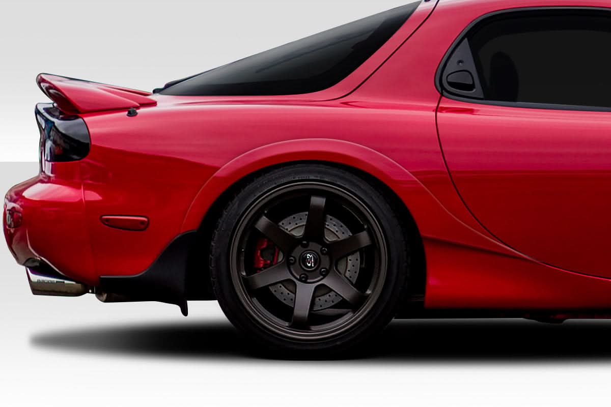 1993-1997 Mazda RX-7 Fuji Style Rear Fender Flares - FRP