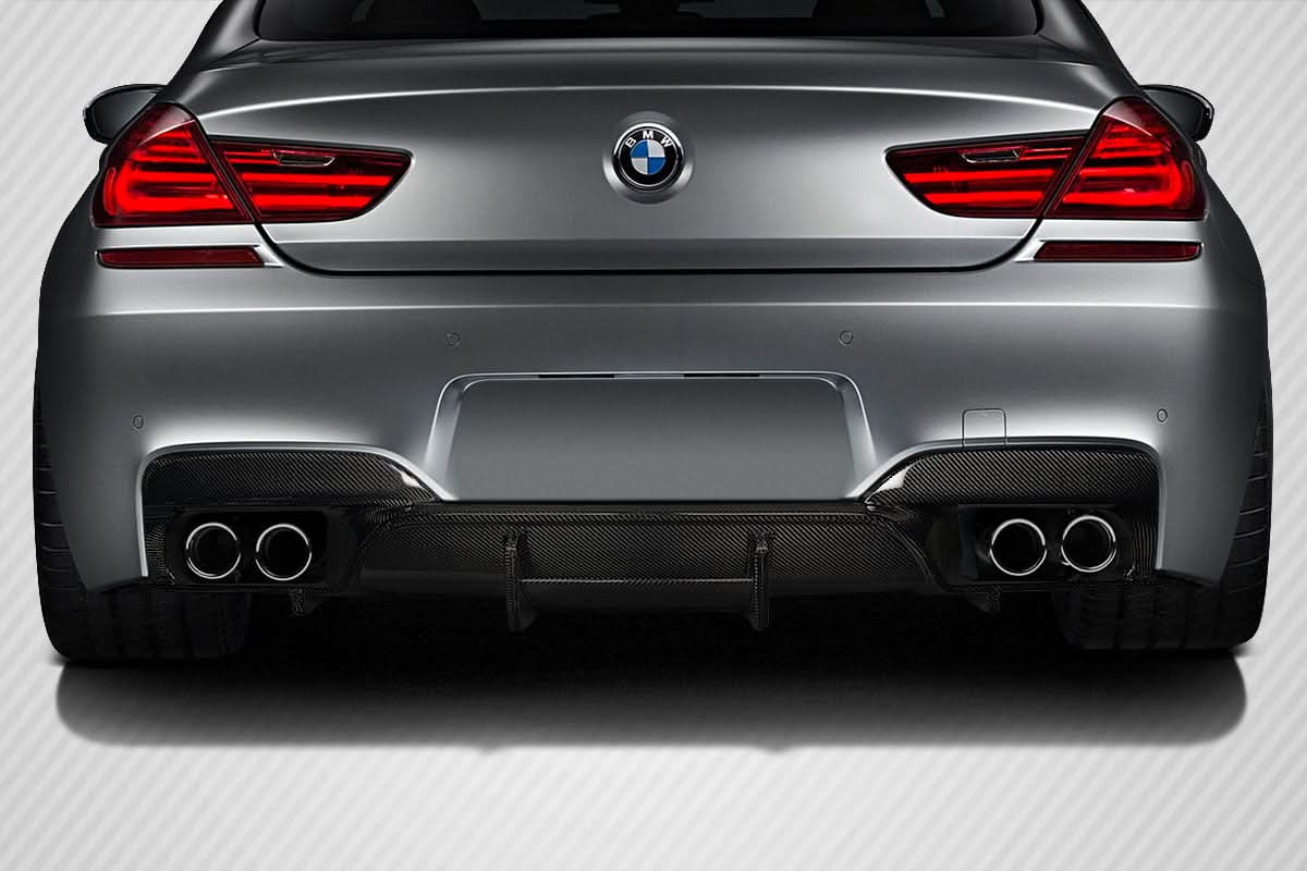 2011-2019 BMW 6 Series Sceptre Style Rear Diffuser - Carbon Fiber