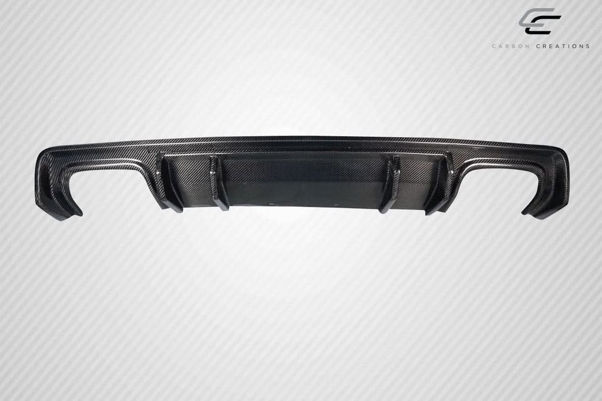 2015-2023 Dodge Challenger Patriot Style Rear Diffuser - Carbon Fiber