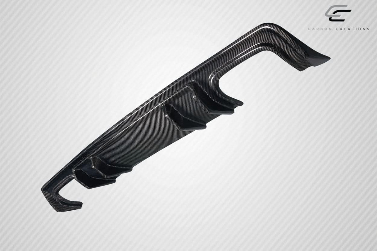 2015-2023 Dodge Challenger Patriot Style Rear Diffuser - Carbon Fiber