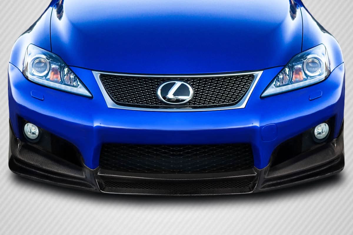 2008-2014 Lexus IS-F C1 Style Front Lip Spoiler Air Dam - Carbon Fiber