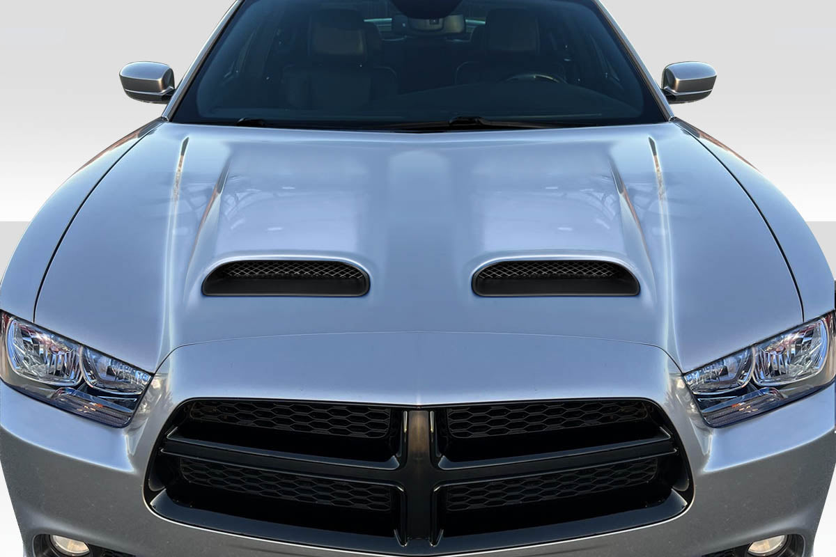 2011-2014 Dodge Charger Duraflex Redeye Look Hood - 1 Piece