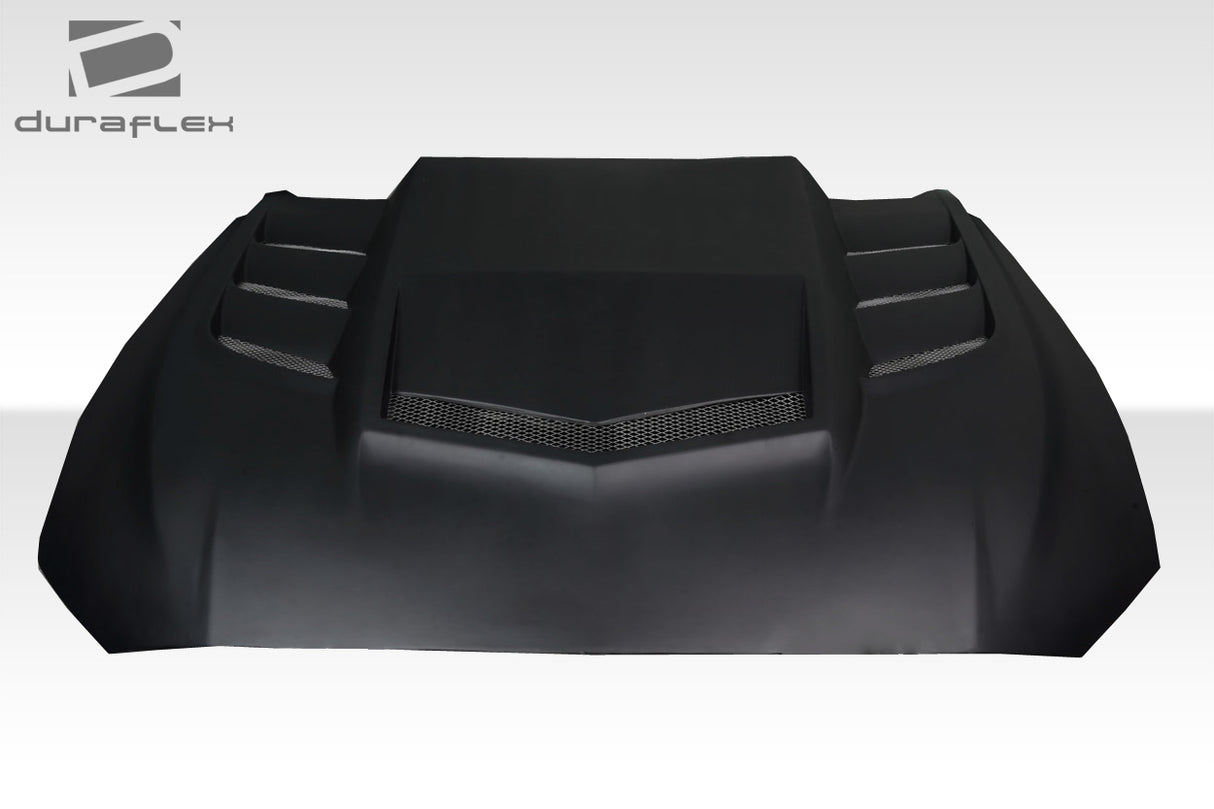 2018-2023 Ford Mustang Interceptor Style Hood - 1 Piece - FRP