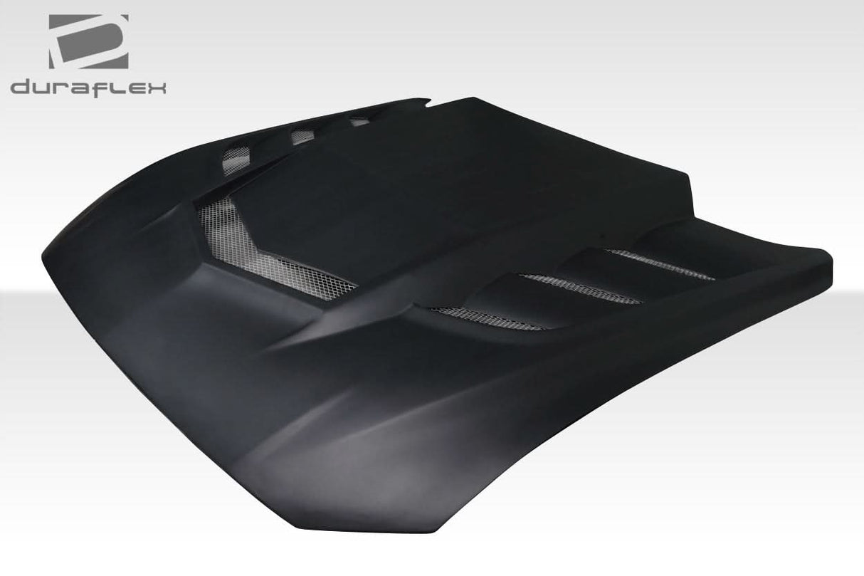 2018-2023 Ford Mustang Interceptor Style Hood - 1 Piece - FRP