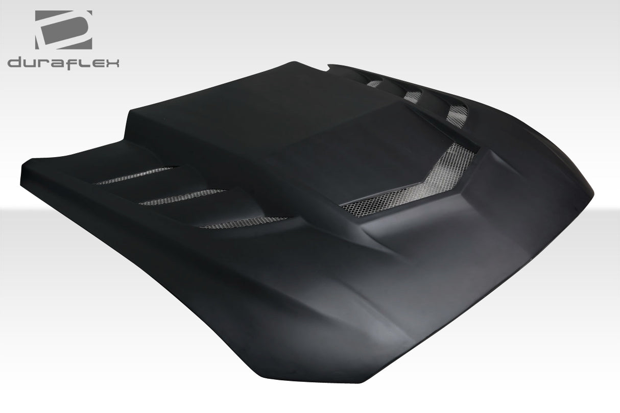 2018-2023 Ford Mustang Interceptor Style Hood - 1 Piece - FRP