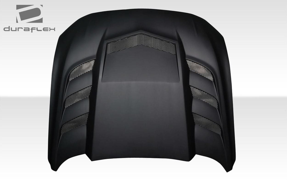 2018-2023 Ford Mustang Interceptor Style Hood - 1 Piece - FRP