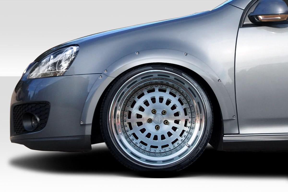 2006-2009 Volkswagen Golf GTI R32 ETF Tune Style Front Fender Flares - FRP