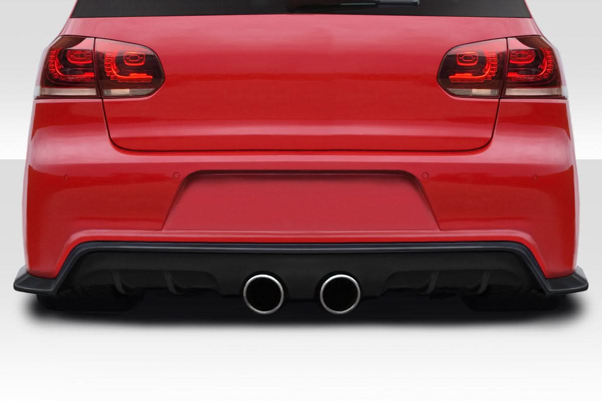 2010-2014 Volkswagen Golf GTI Soar Style Rear Diffuser - FRP