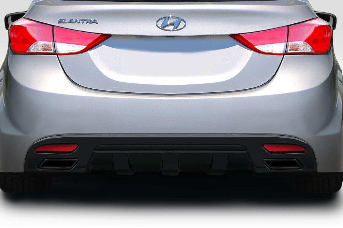 2011-2013 Hyundai Elantra SQR Style Rear Diffuser - FRP