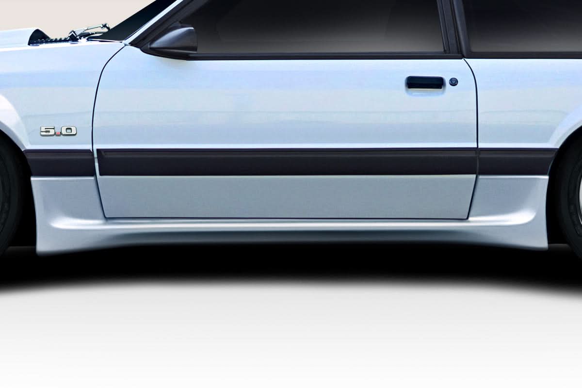 1979-1993 Ford Mustang Apex Aero Style Side Skirts - FRP