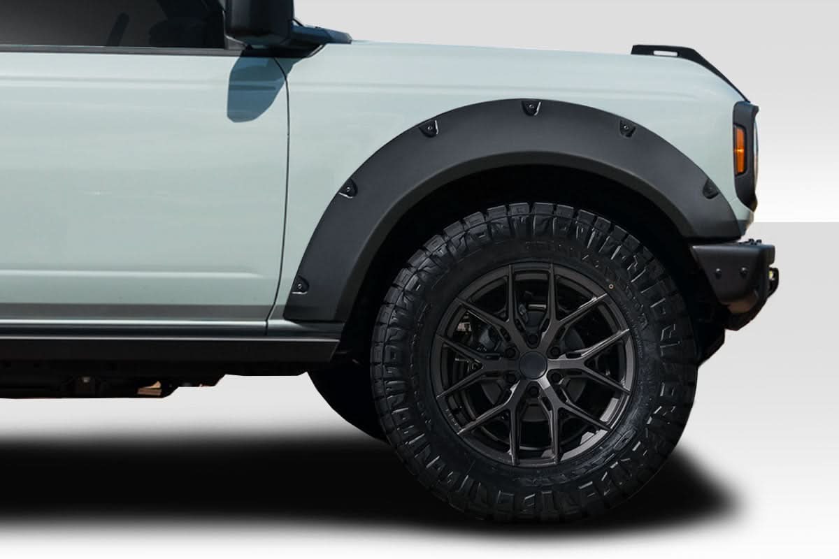 2021-2025 Ford Bronco Extreme Country Style Front Fender Flares - FRP