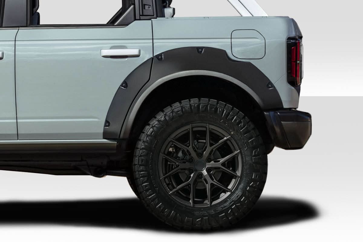 2021-2025 Ford Bronco Extreme Country Style Rear Fender Flares - FRP