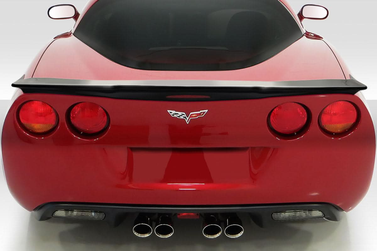 2005-2013 Chevrolet Corvette C6 Flow Wave Style Rear Wing Spoiler - FRP