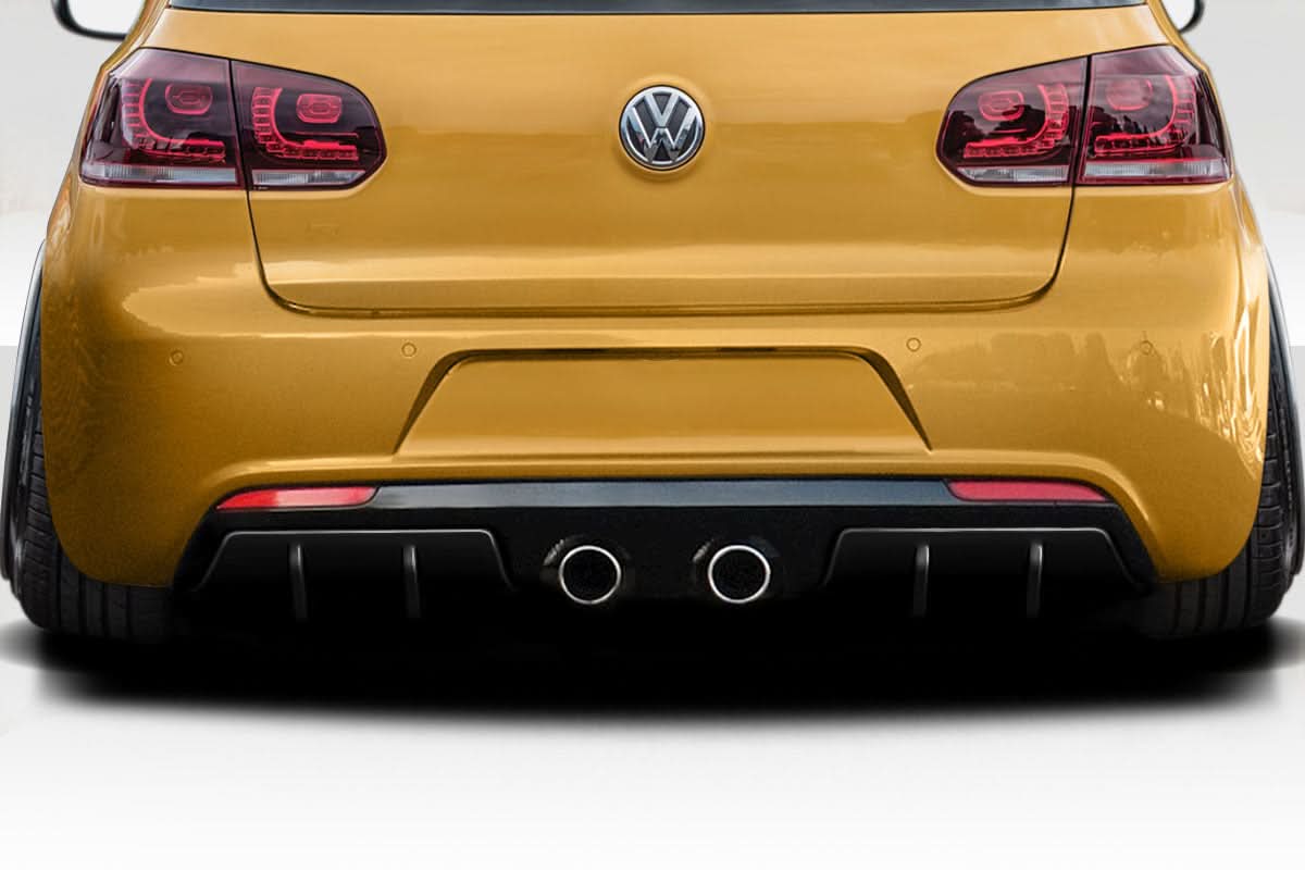 2012-2013 Volkswagen Golf R RSO Moto Style Rear Diffuser - 2 Piece FRP
