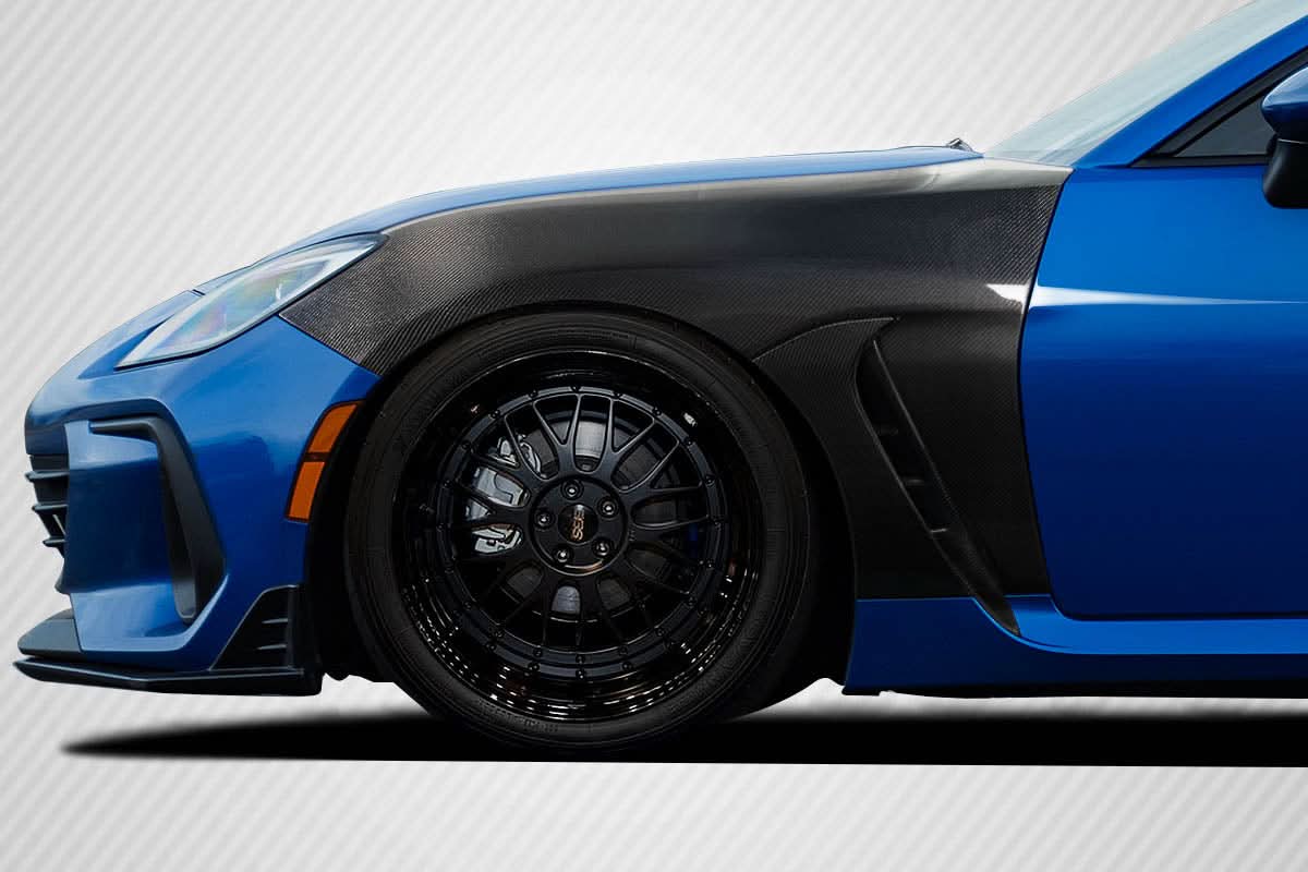 2022-2025 Toyota 86 OEM Look Front Fenders - Carbon Fiber