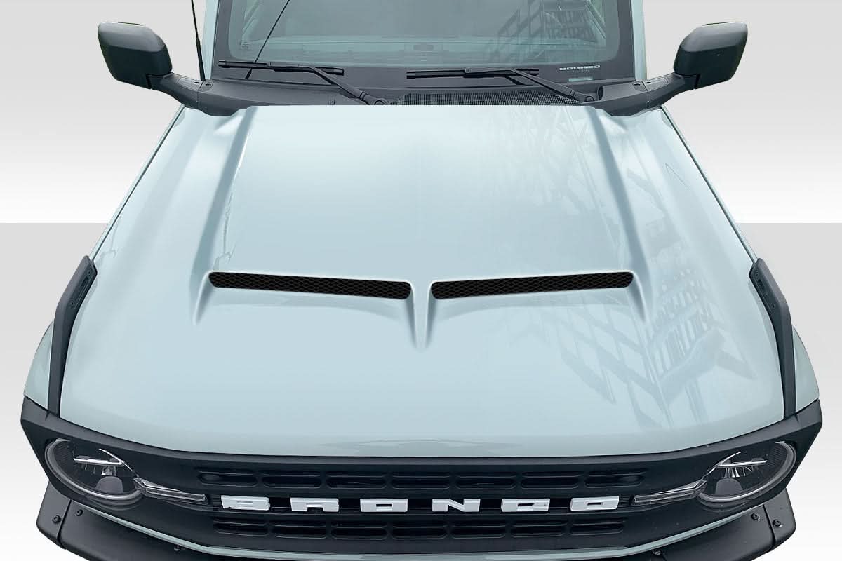 2021-2023 Ford Bronco GT500 Style Hood - 1 Piece - FRP