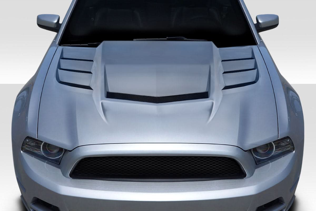 2013-2014 Ford Mustang Interceptor Style Hood - 1 Piece