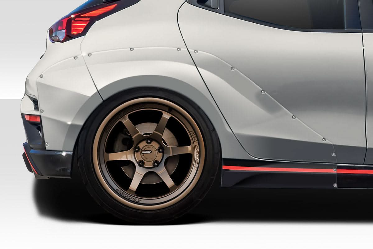2019-2023 Hyundai Veloster N Aerotune Style Rear Fender Flares - FRP