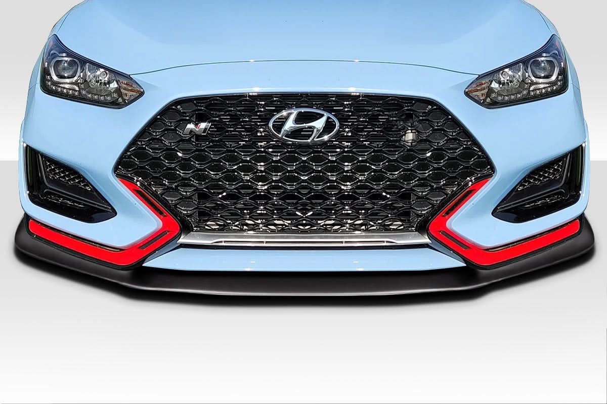 2019-2023 Hyundai Veloster N Aerotune Style Front Lip Spoiler - FRP