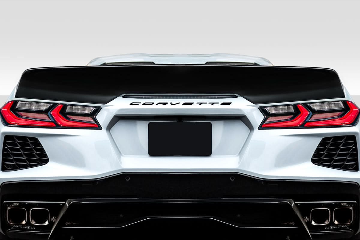 2020-2025 Chevrolet Corvette C8 Duckbill Style Rear Wing Spoiler - FRP
