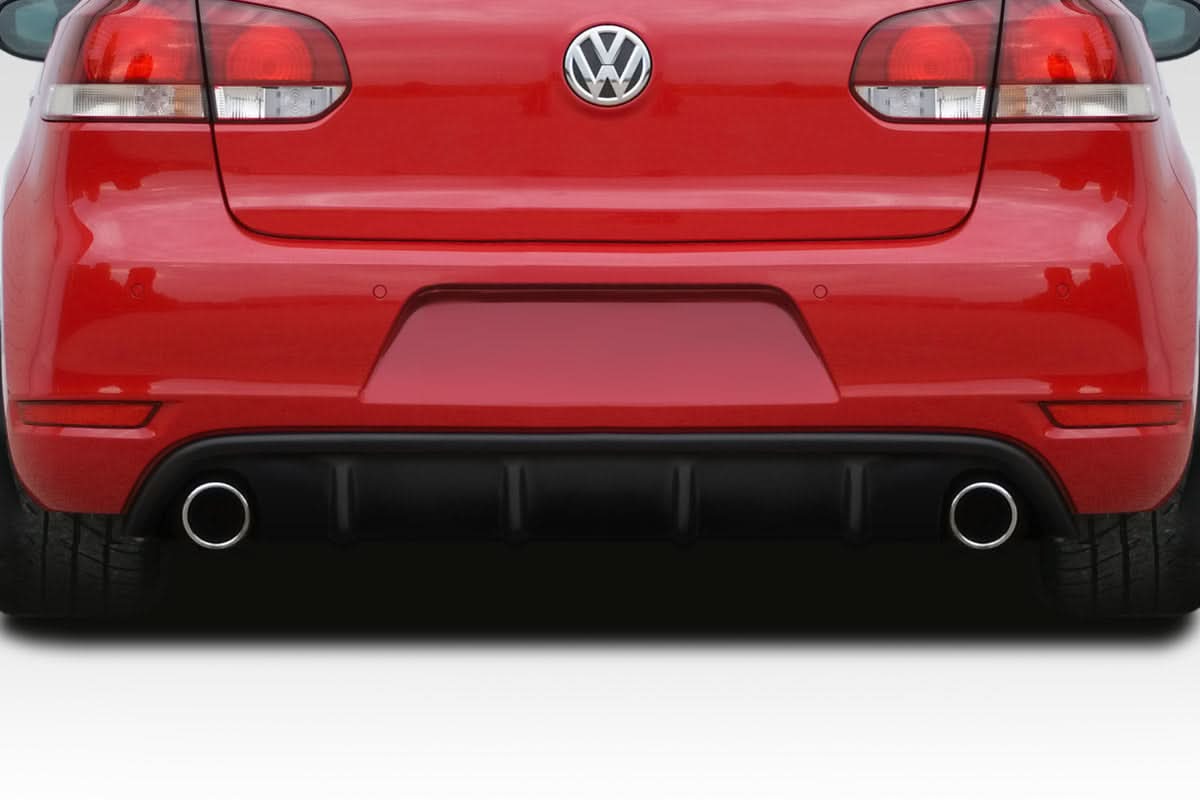 2010-2014 Volkswagen Golf GTI Krone Style Rear Diffuser - FRP