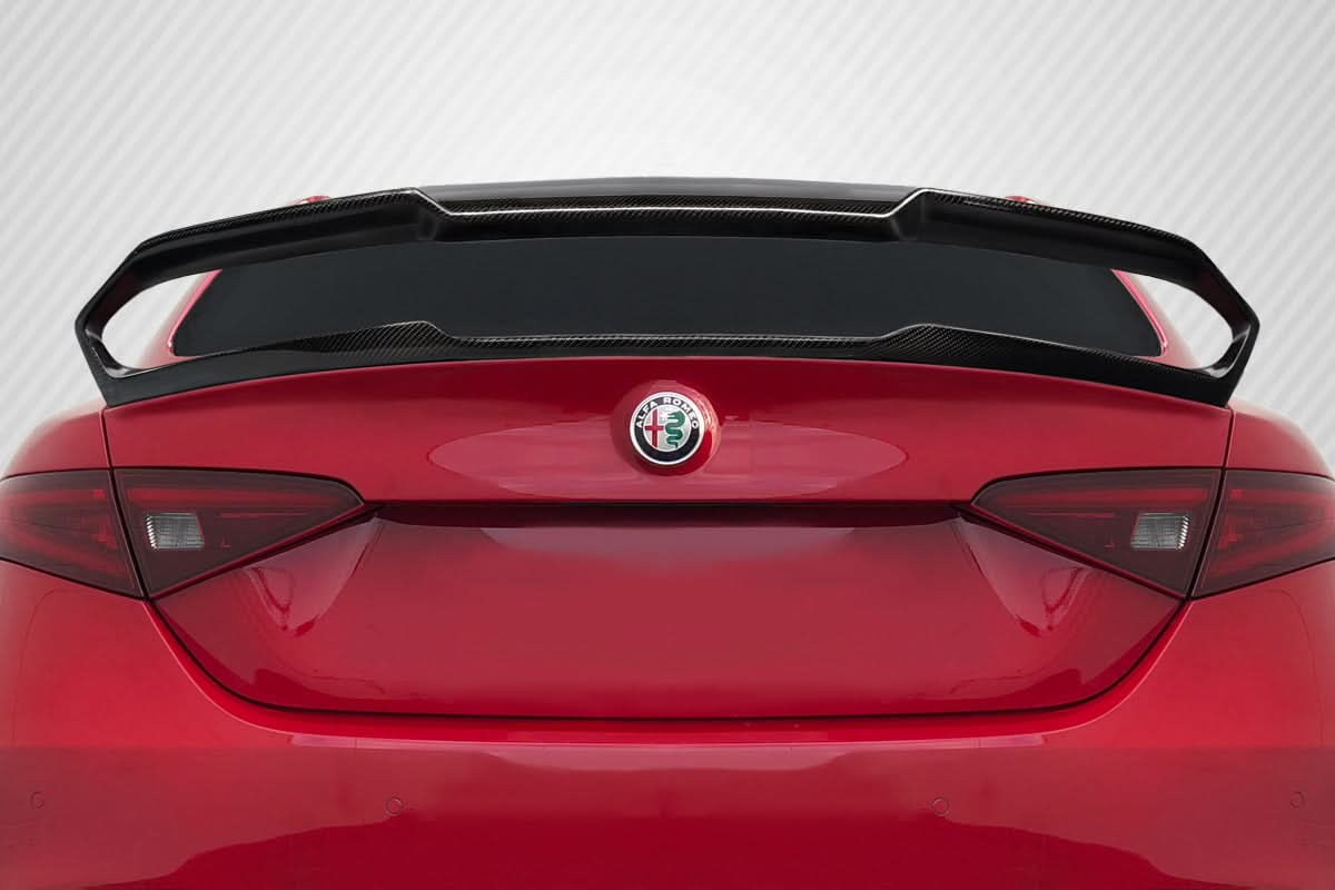 2017-2025 Alfa Romeo Giulia GTAm Look Rear Wing Spoiler - Carbon Fiber