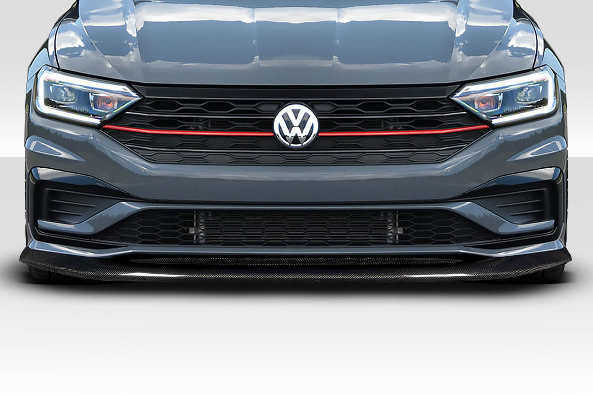 2019-2025 Volkswagen Jetta GT Sport Style Front Lip Spoiler - Carbon Fiber