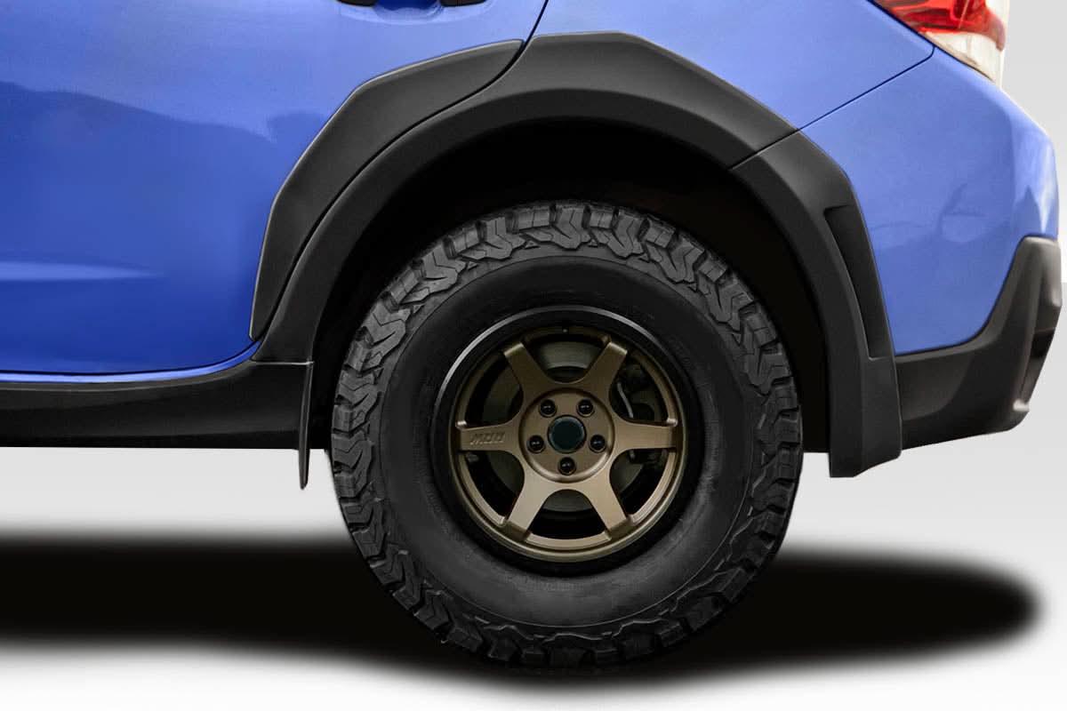 2018-2023 Subaru Crosstrek Speedtrail Style Rear Fender Flares - FRP