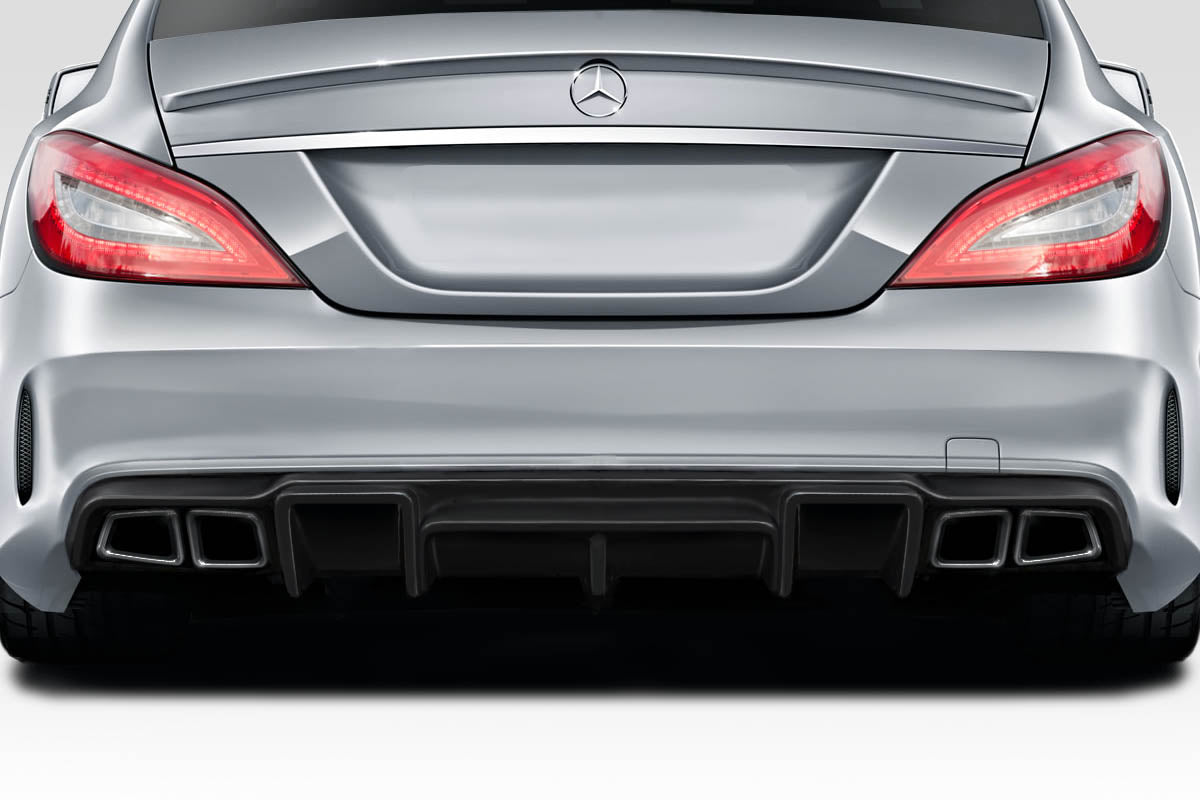 2012-2018 Mercedes W218 CLS63 Heaves Style Rear Diffuser - FRP
