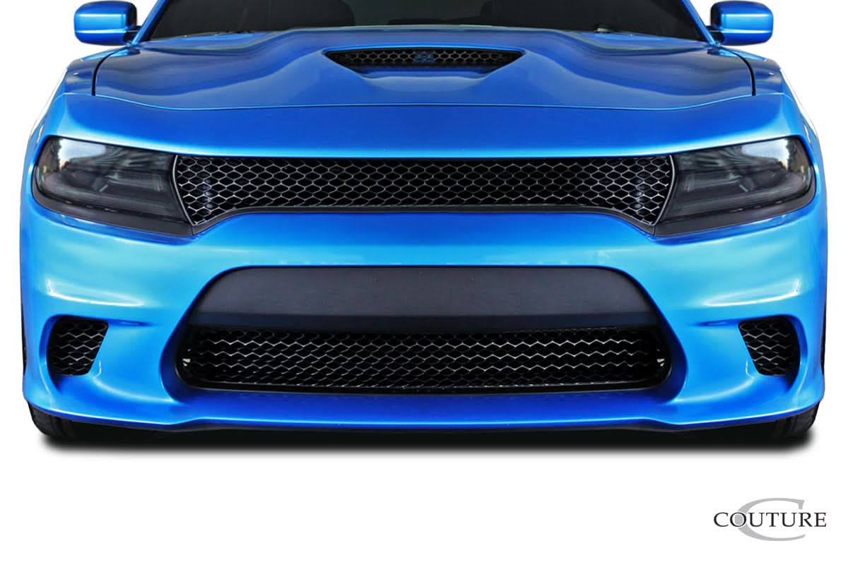 2015-2021 Dodge Charger Hellcat Look Front Bumper Cover - Polyurethane