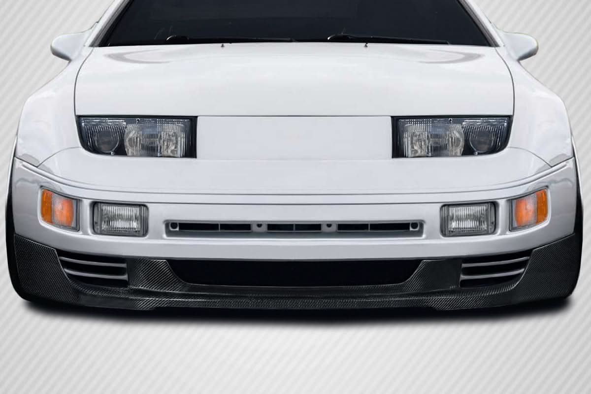 1990-1996 Nissan 300ZX Turbo T Style Front Lip Spoiler - Carbon Fiber