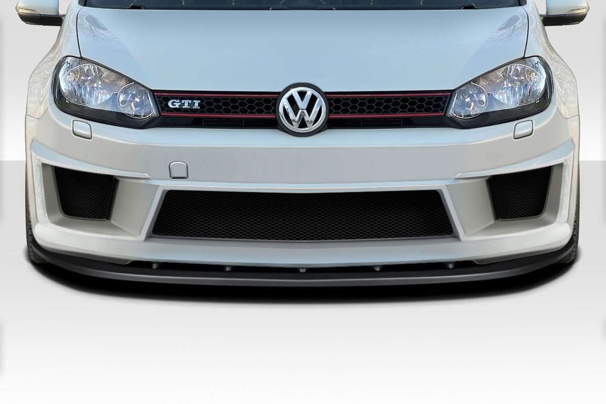2010-2014 Volkswagen Golf GTI Rabbet Style Front Lip Spoiler - FRP