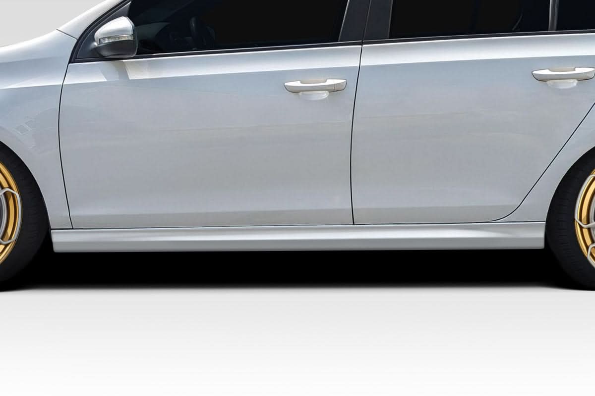 2010-2014 Volkswagen Golf GTI Rabbet Style Side Skirts - FRP