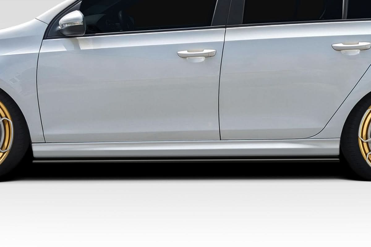 2010-2014 Volkswagen Golf GTI R400 Look Side Skirt Splitters - FRP