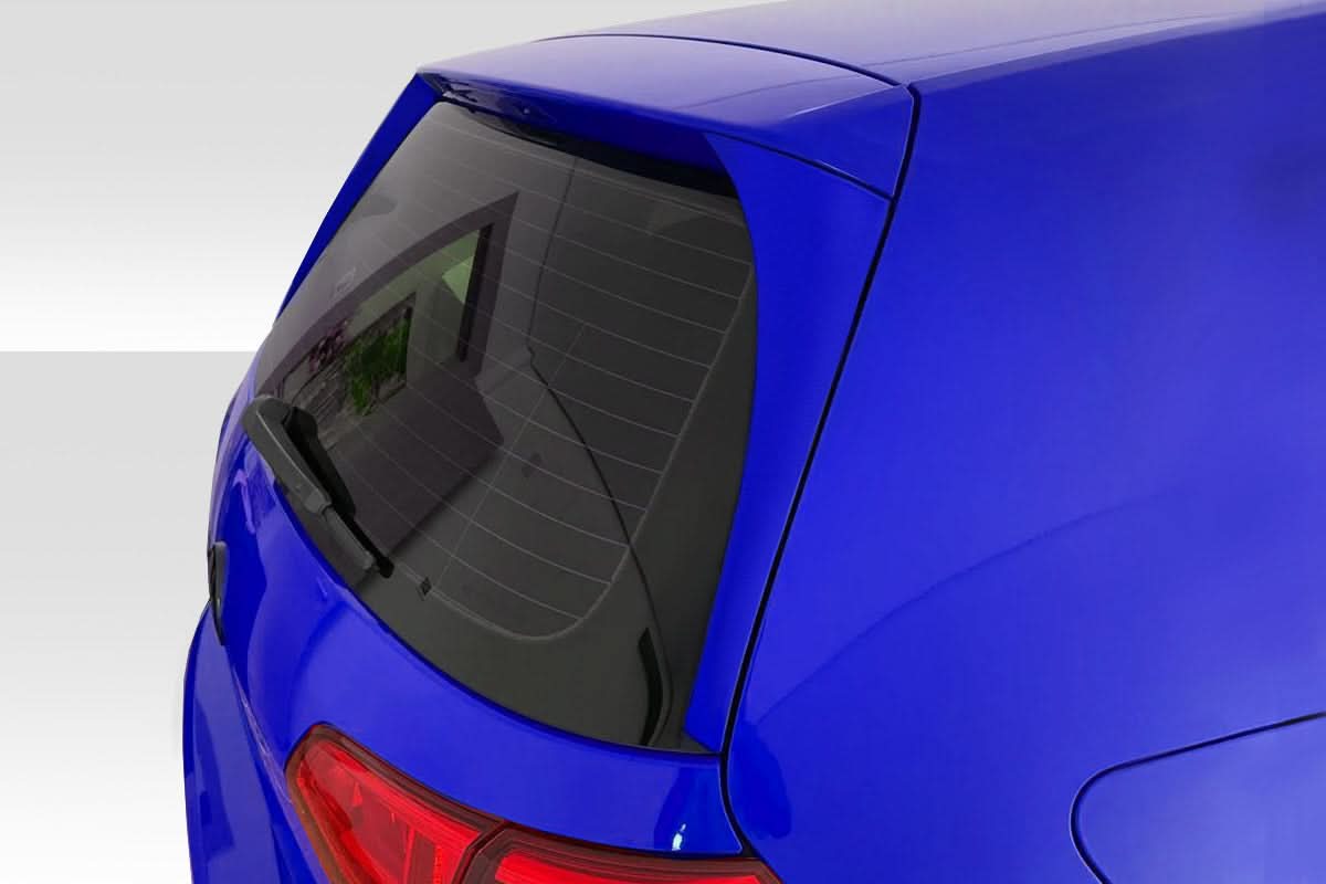2010-2014 Volkswagen Golf GTI Circuit Style Rear Wing Spoiler Extensions - FRP