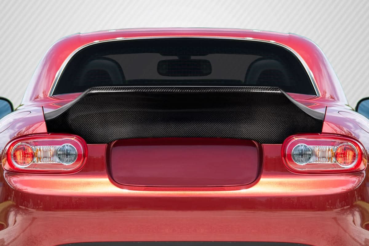 2006-2015 Mazda Miata MX-5 High Kick Style Rear Wing Spoiler - Carbon Fiber