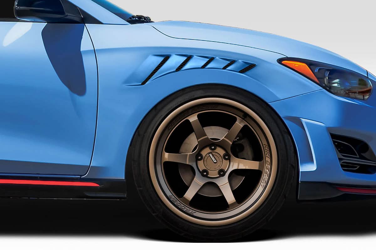 2019-2023 Hyundai Veloster N Nevus Style Front Fenders - FRP
