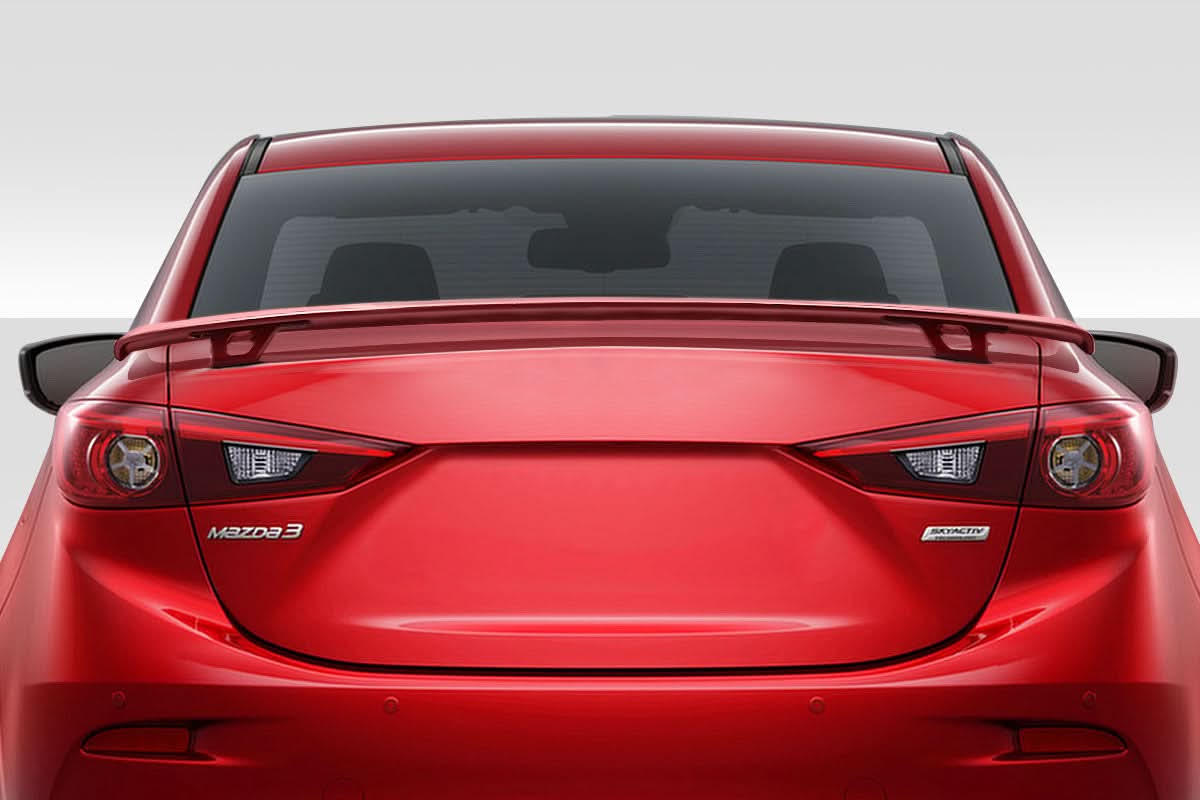 2014-2018 Mazda 3 Marga Style Rear Wing Spoiler - 1 Piece - FRP