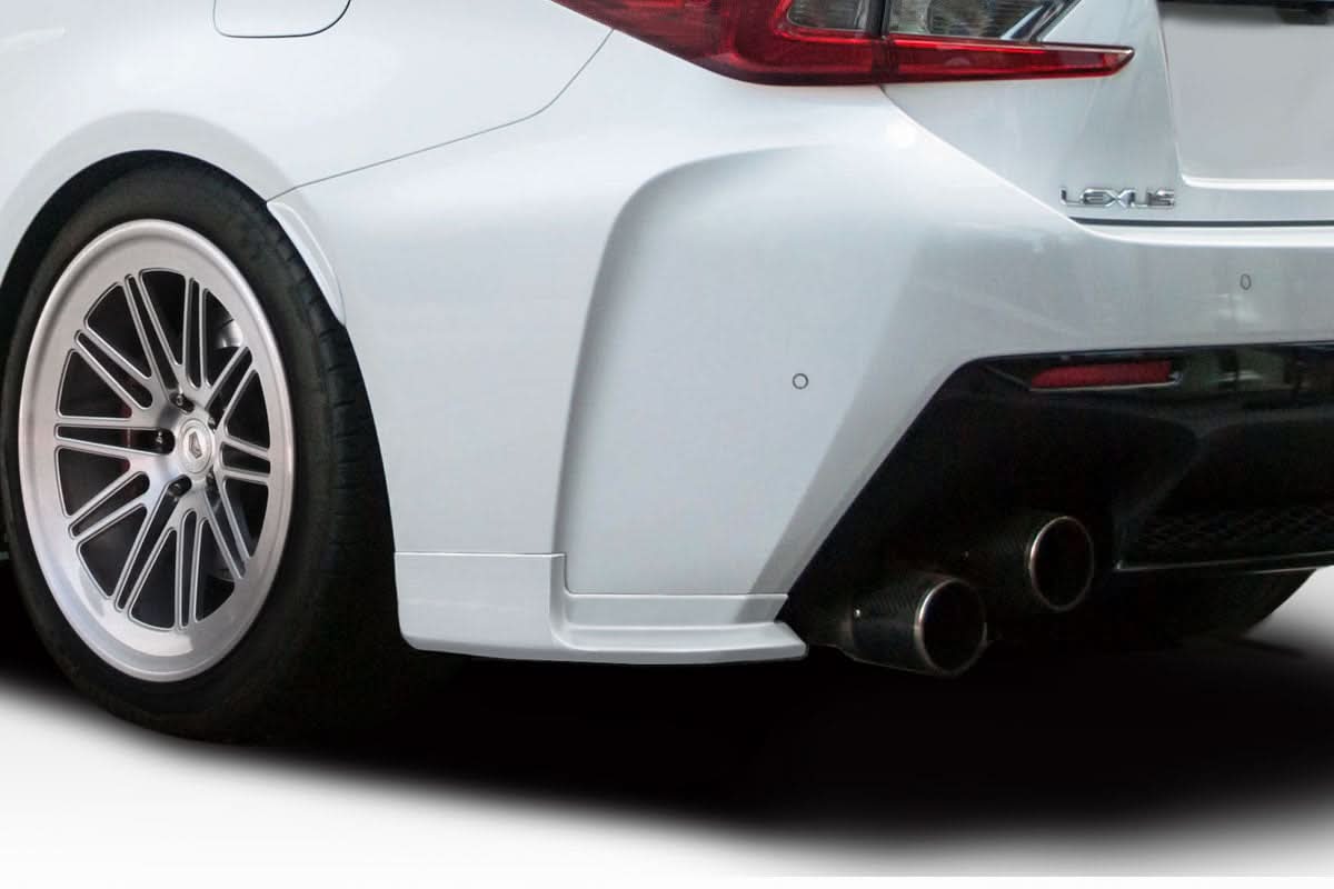 2015-2019 Lexus RC-F Alpha Style Rear Lip Add On Spoilers - FRP