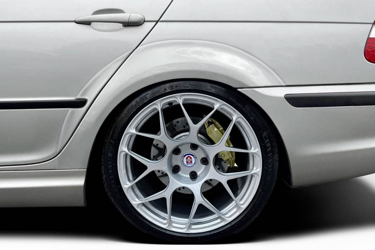 2001-2006 BMW 3 Series M Look Rear Fender Flares - 4 Piece - FRP