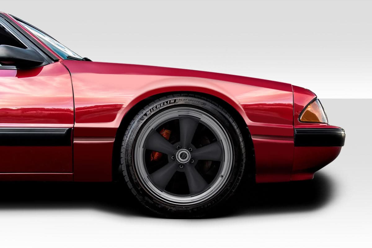 1979-1993 Ford Mustang Manta Style Front Fender Flares - FRP