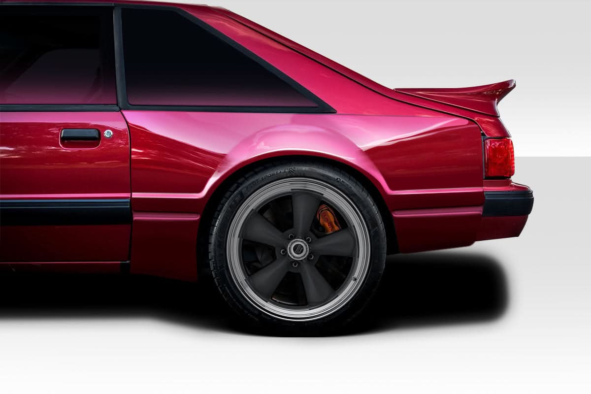 1979-1993 Ford Mustang Manta Style Rear Fender Flares - FRP