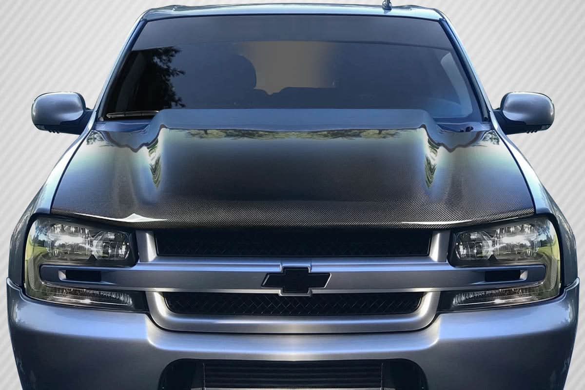 2002-2008 Chevrolet Trailblazer Cowl Hood - Carbon Fiber