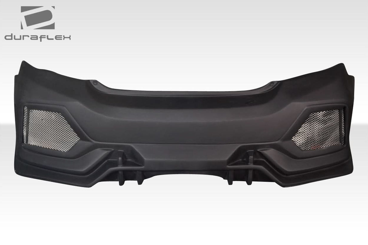 2012-2015 Honda Civic FK8 Style Rear Bumper - 1 Piece - FRP