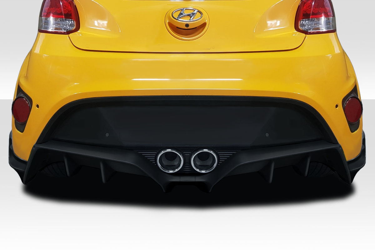 2012-2017 Hyundai Veloster Turbo Minda Style Rear Diffuser - FRP
