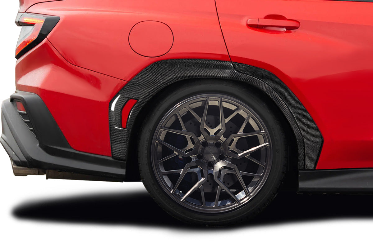 2022-2023 Subaru WRX Carbon Creations OEM Look Rear Fender Flares - 4 Pieces