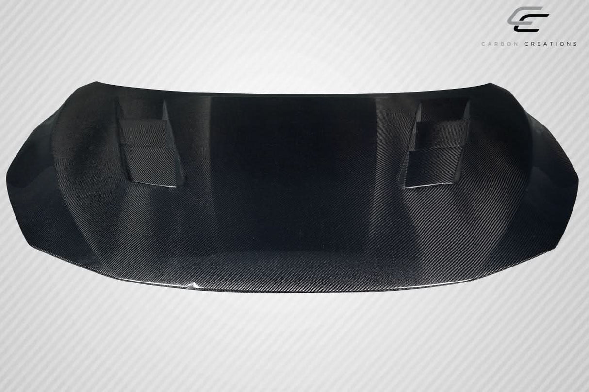 2017-2019 Nissan Sentra JS Style Hood - Carbon Fiber